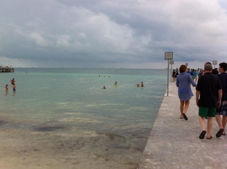 Winter Vacation Season In Old Town Key West-